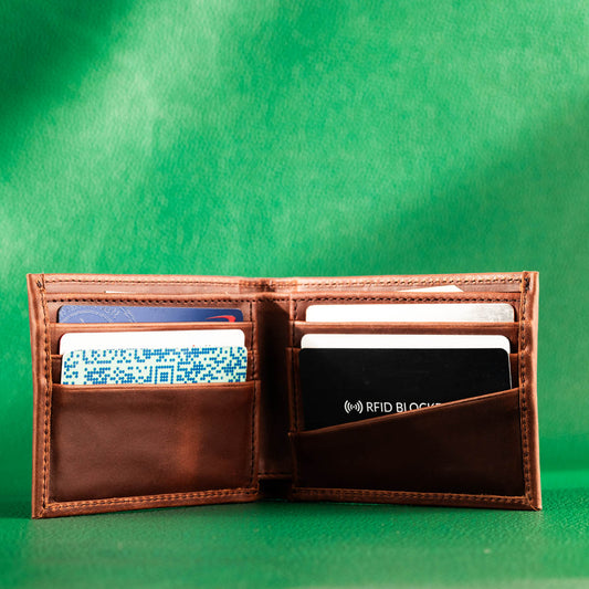 Rustico Tall Cowboy Leather Wallet