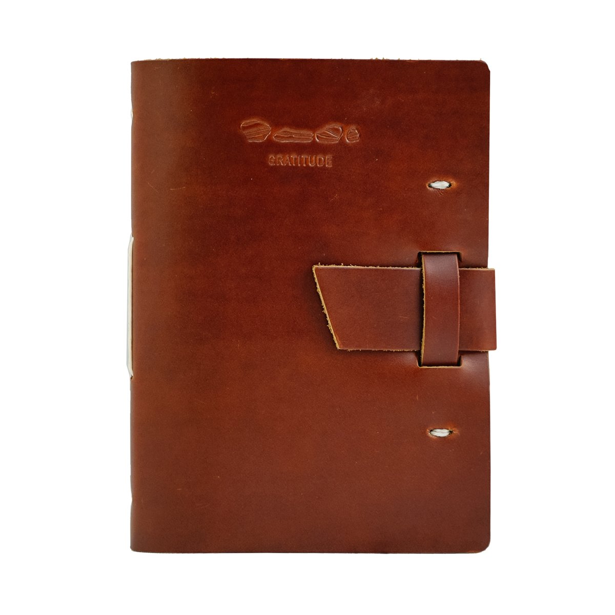 Leather Weekly Gratitude Journal – Rustico