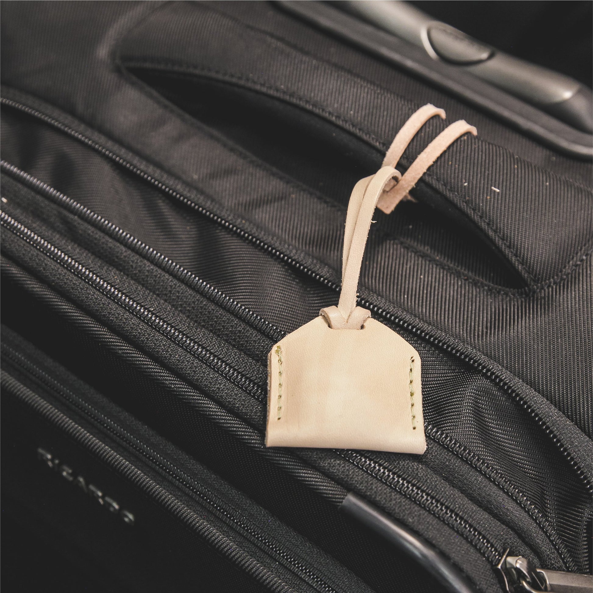 Handmade Real Vachetta Leather Key Bell Clochette Luggage Tag For Handbags