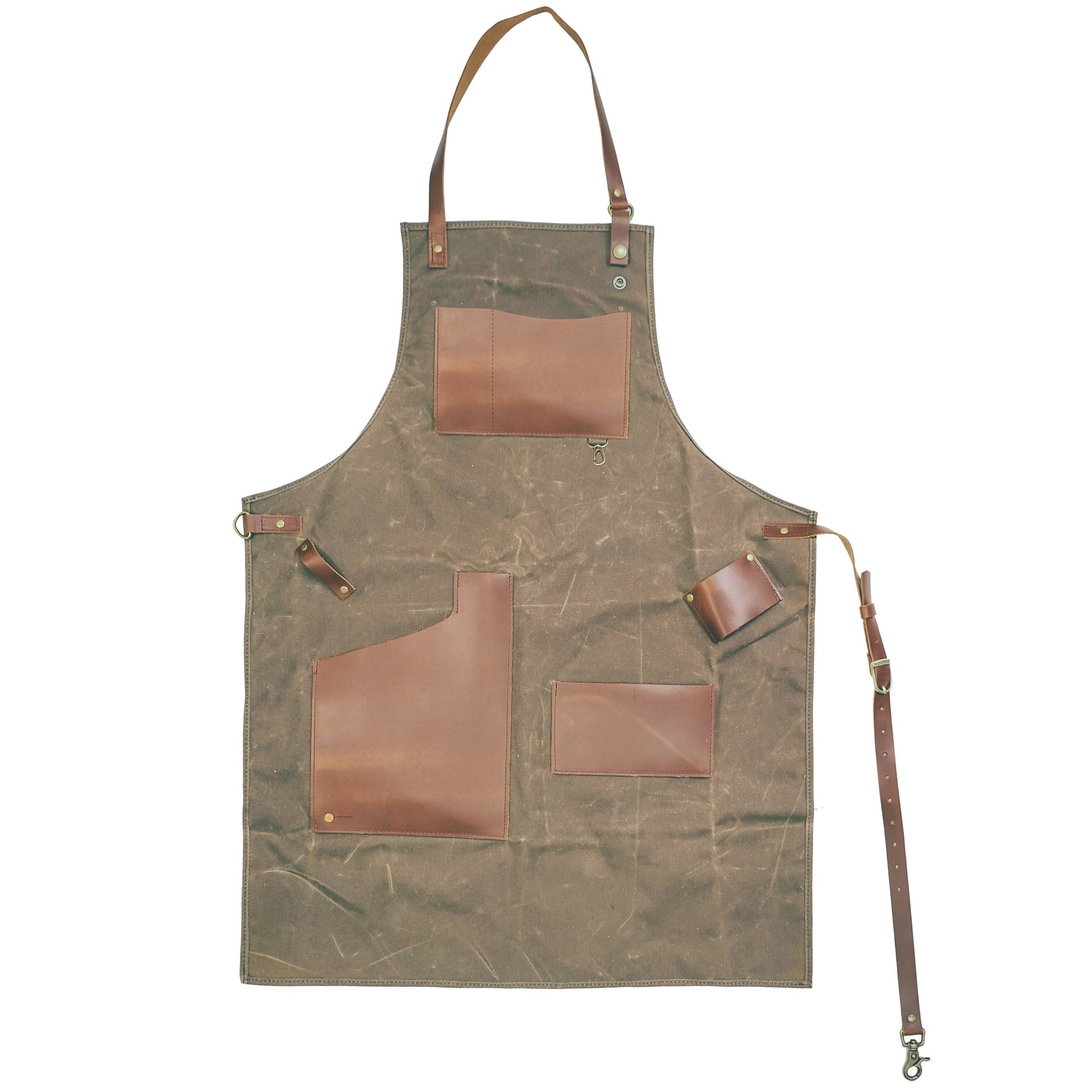 Leather Apron Button Top - Women - Ready-to-Wear