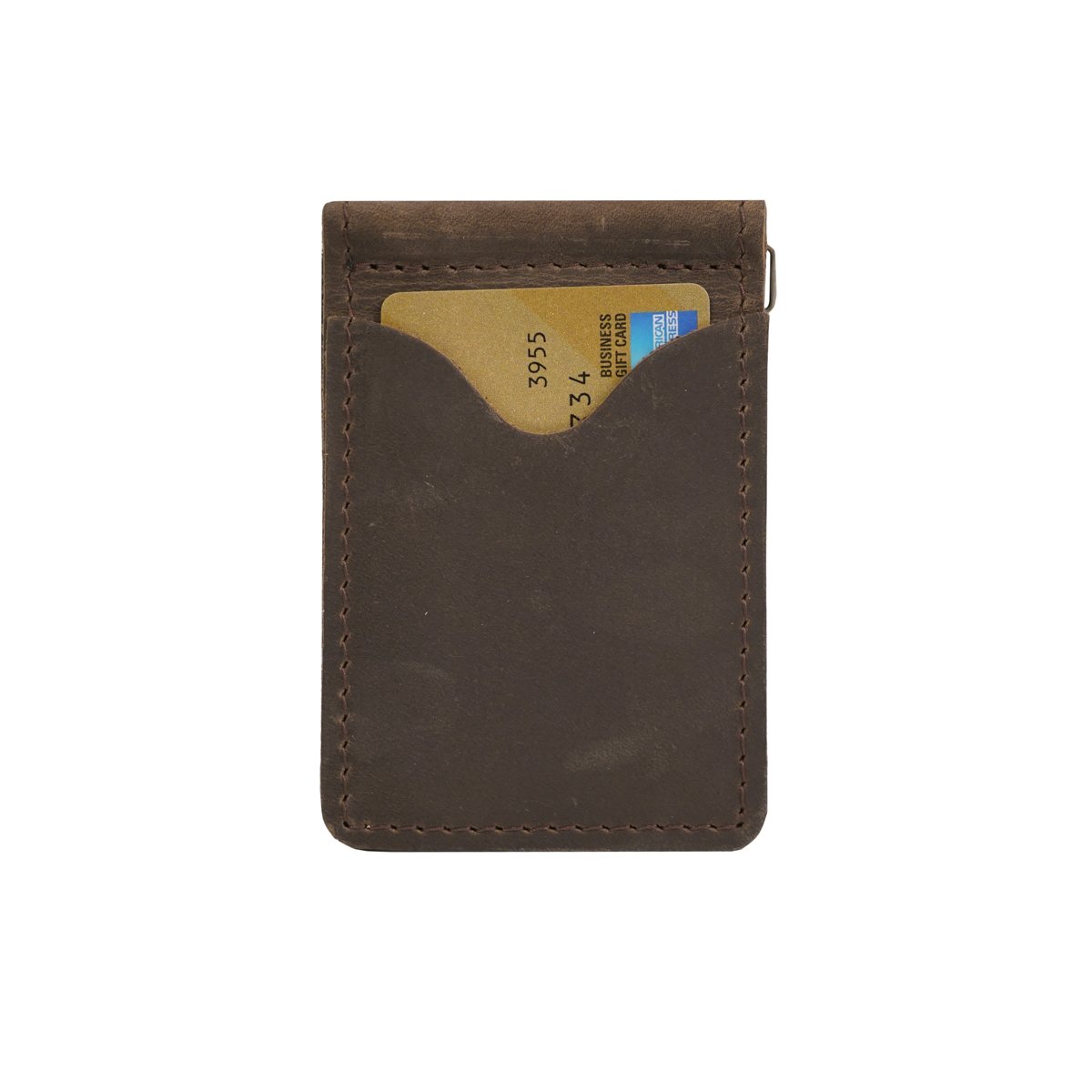 Premium Leather RFID Money Clip Wallet