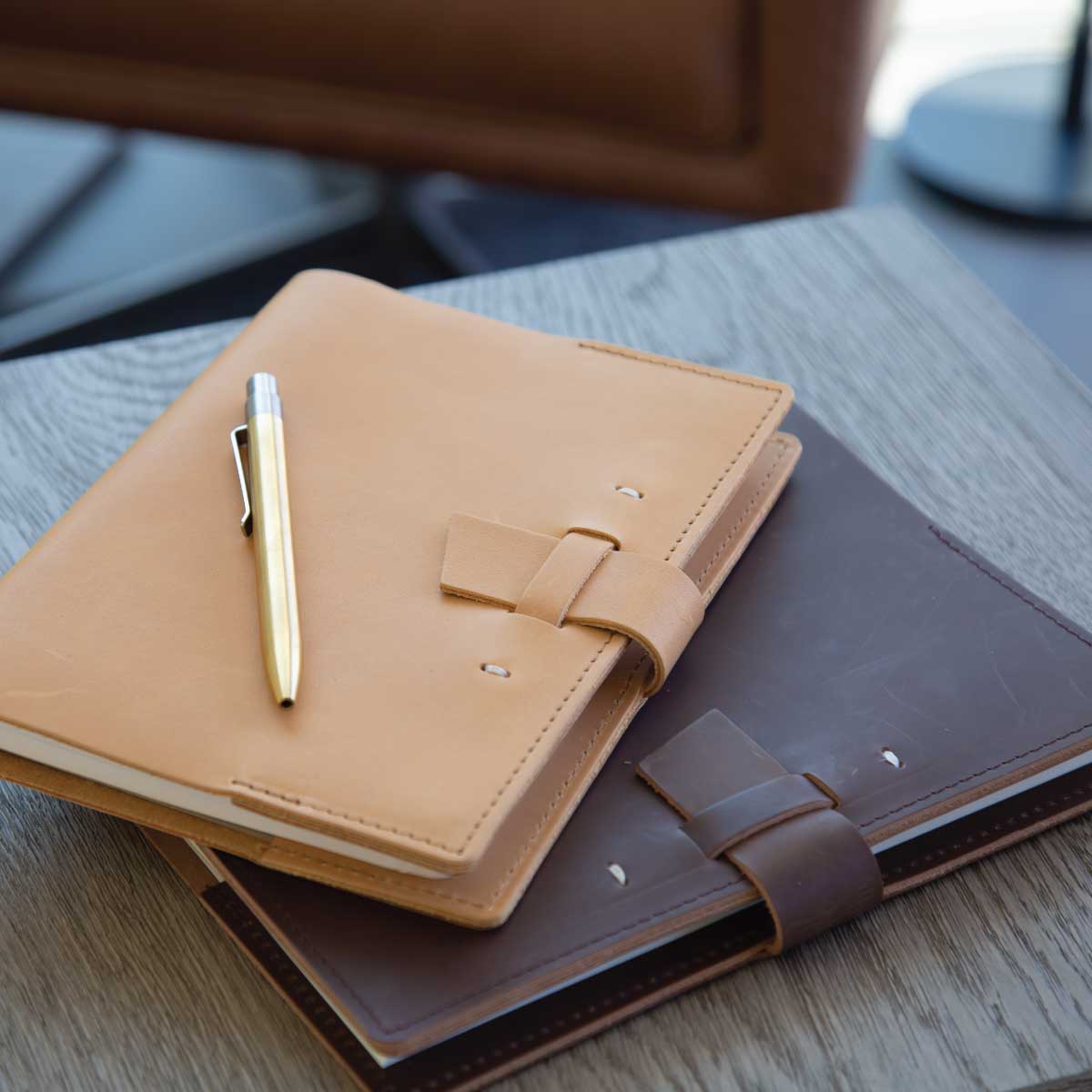 Refillable Leather Agenda Cover