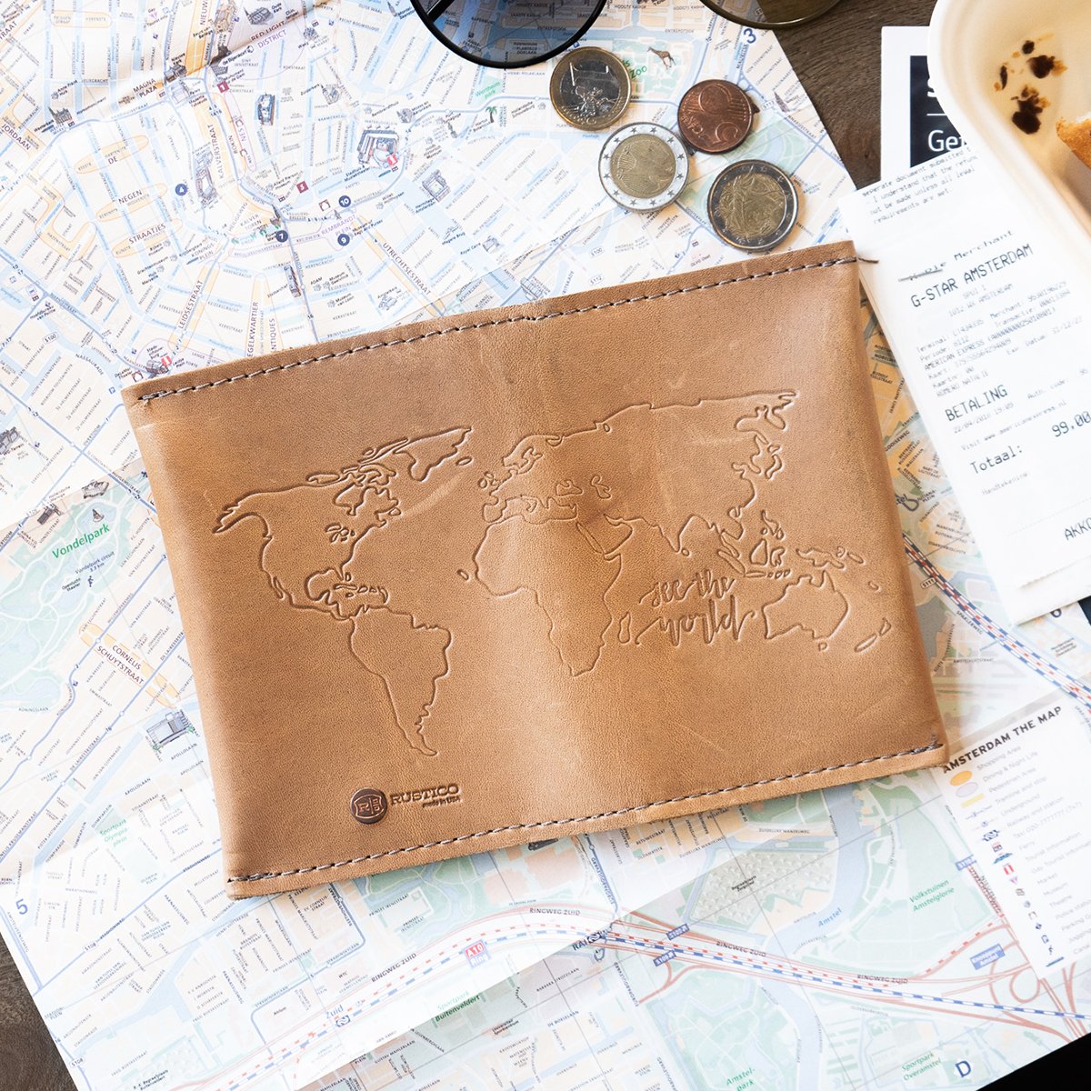 Monogrammed/Peronalised Leather Ladies Wallet-Journey South Africa